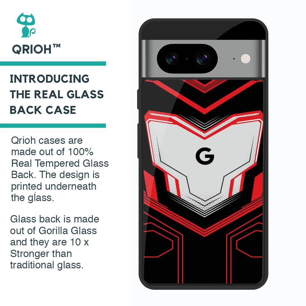 Quantum Suit Glass Case For Google Pixel 8