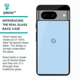 Pastel Sky Blue Glass Case for Google Pixel 8