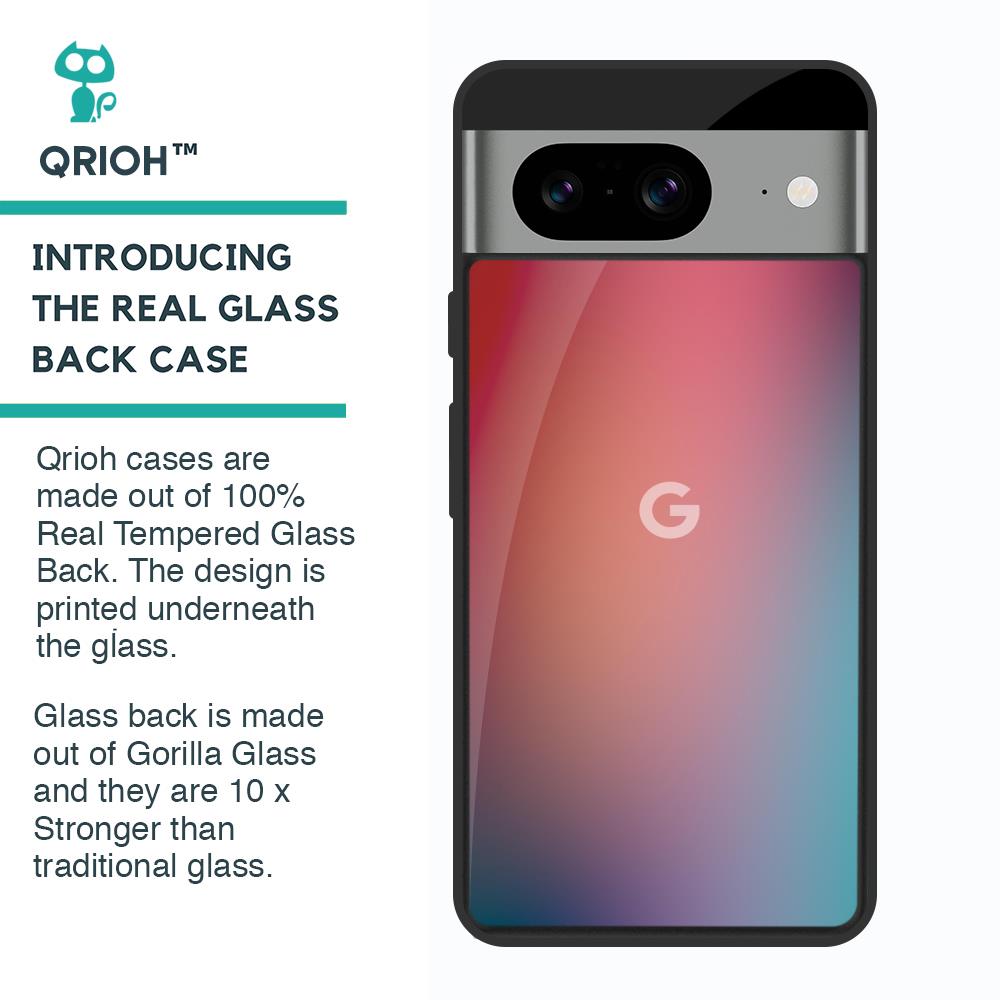 Dusty Multi Gradient Glass Case for Google Pixel 8