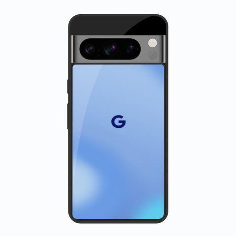 Vibrant Blue Texture Google Pixel 8 Pro Glass Back Cover Online