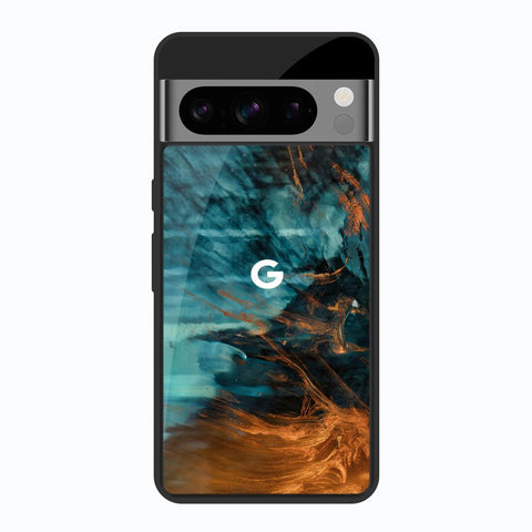 Golden Splash Google Pixel 8 Pro Glass Back Cover Online