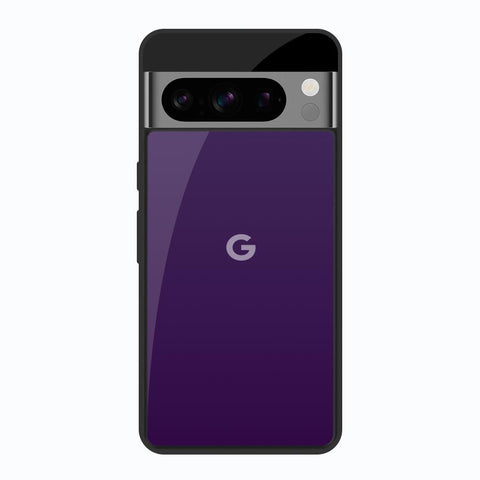 Dark Purple Google Pixel 8 Pro Glass Back Cover Online