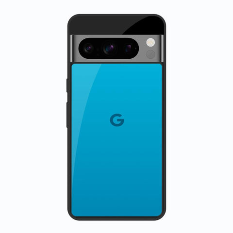 Blue Aqua Google Pixel 8 Pro Glass Back Cover Online