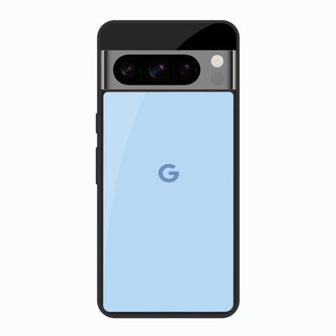 Pastel Sky Blue Google Pixel 8 Pro Glass Back Cover Online