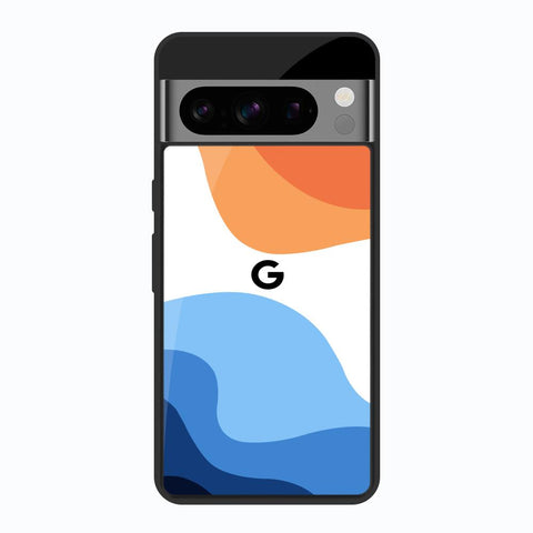 Wavy Color Pattern Google Pixel 8 Pro Glass Back Cover Online