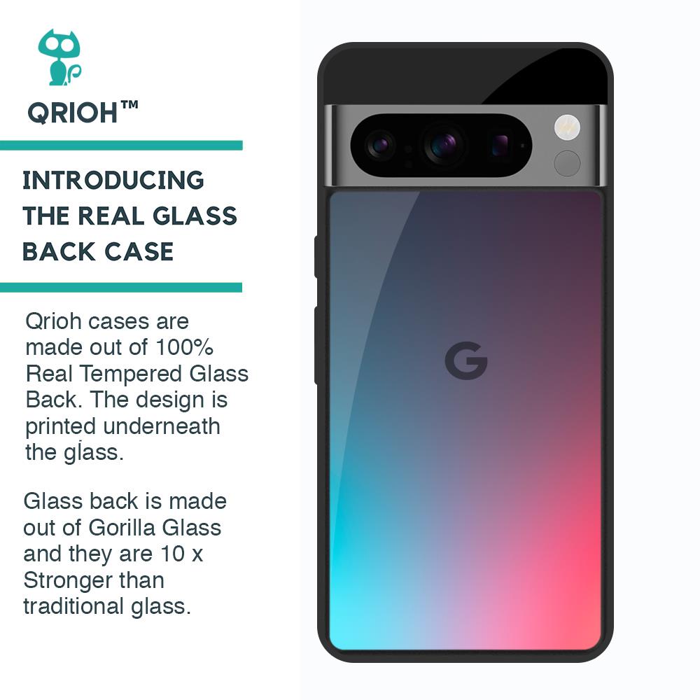 Rainbow Laser Glass Case for Google Pixel 8 Pro