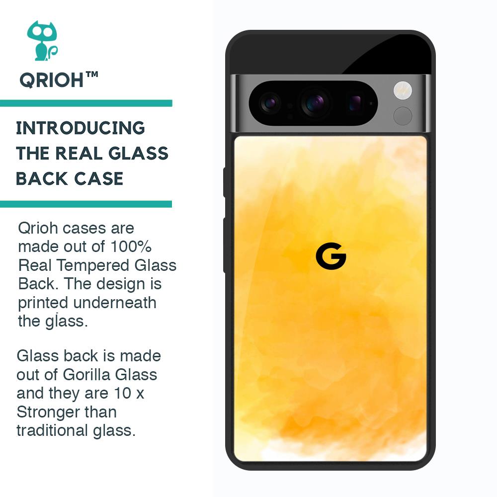 Rustic Orange Glass Case for Google Pixel 8 Pro