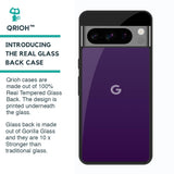 Dark Purple Glass Case for Google Pixel 8 Pro