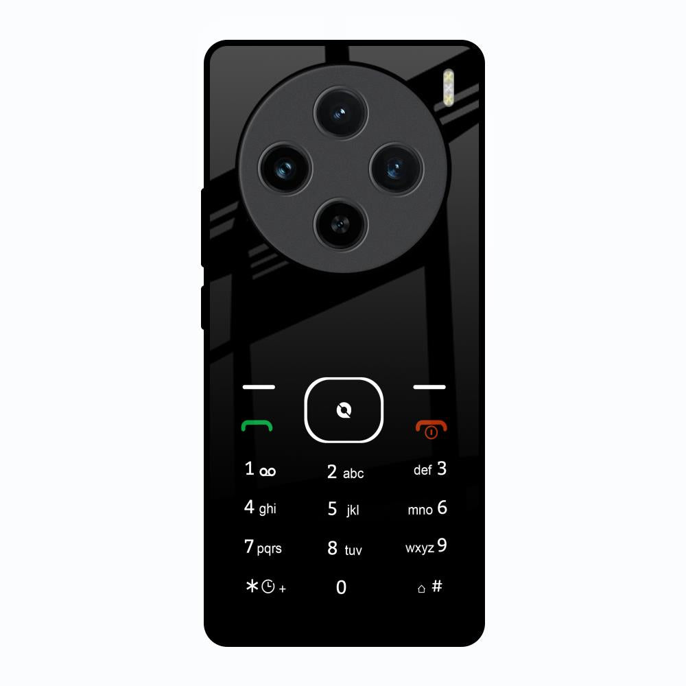 Classic Keypad Pattern Vivo X100 5G Glass Back Cover Online