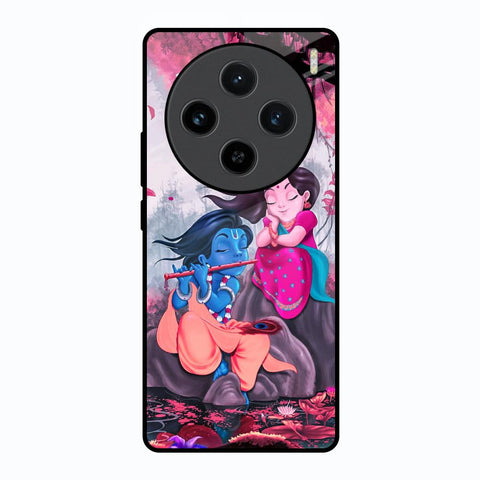 Radha Krishna Art Vivo X100 5G Glass Back Cover Online