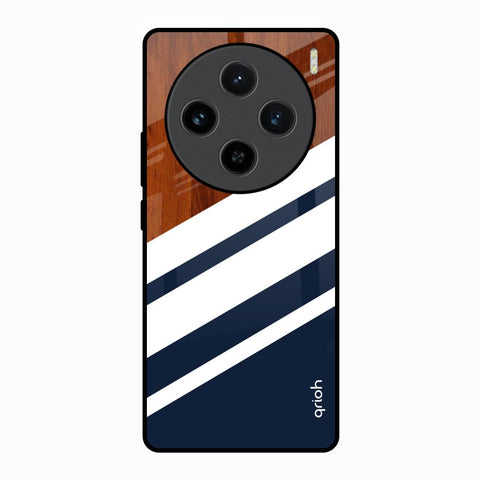 Bold Stripes Vivo X100 5G Glass Back Cover Online