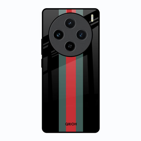 Vertical Stripes Vivo X100 5G Glass Back Cover Online