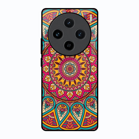 Elegant Mandala Vivo X100 5G Glass Back Cover Online