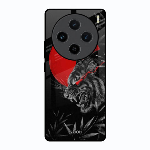Red Moon Tiger Vivo X100 5G Glass Back Cover Online