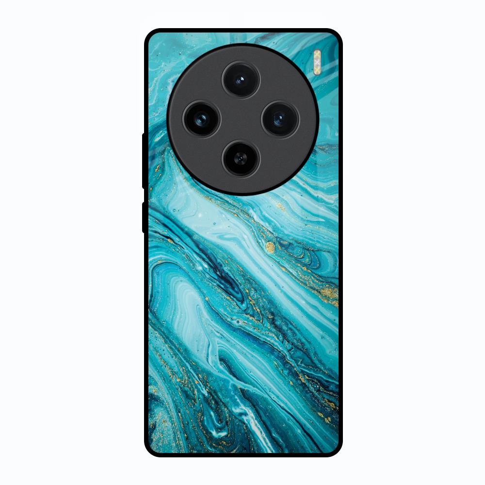 Ocean Marble Vivo X100 5G Glass Back Cover Online