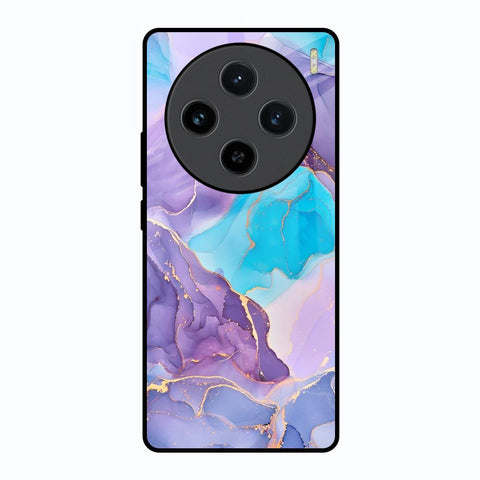 Alcohol ink Marble Vivo X100 5G Glass Back Cover Online