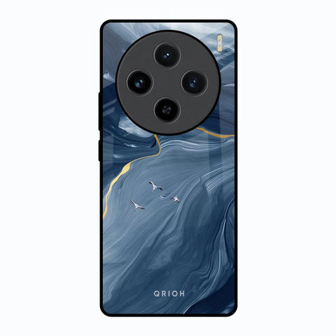 Deep Ocean Marble Vivo X100 5G Glass Back Cover Online