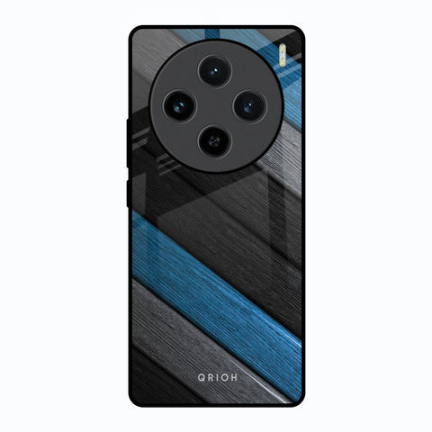 Multicolor Wooden Effect Vivo X100 5G Glass Back Cover Online