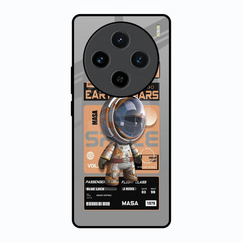 Space Ticket Vivo X100 5G Glass Back Cover Online
