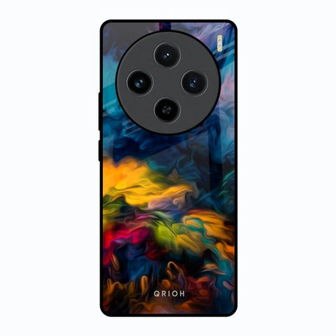 Multicolor Oil Painting Vivo X100 5G Glass Back Cover Online