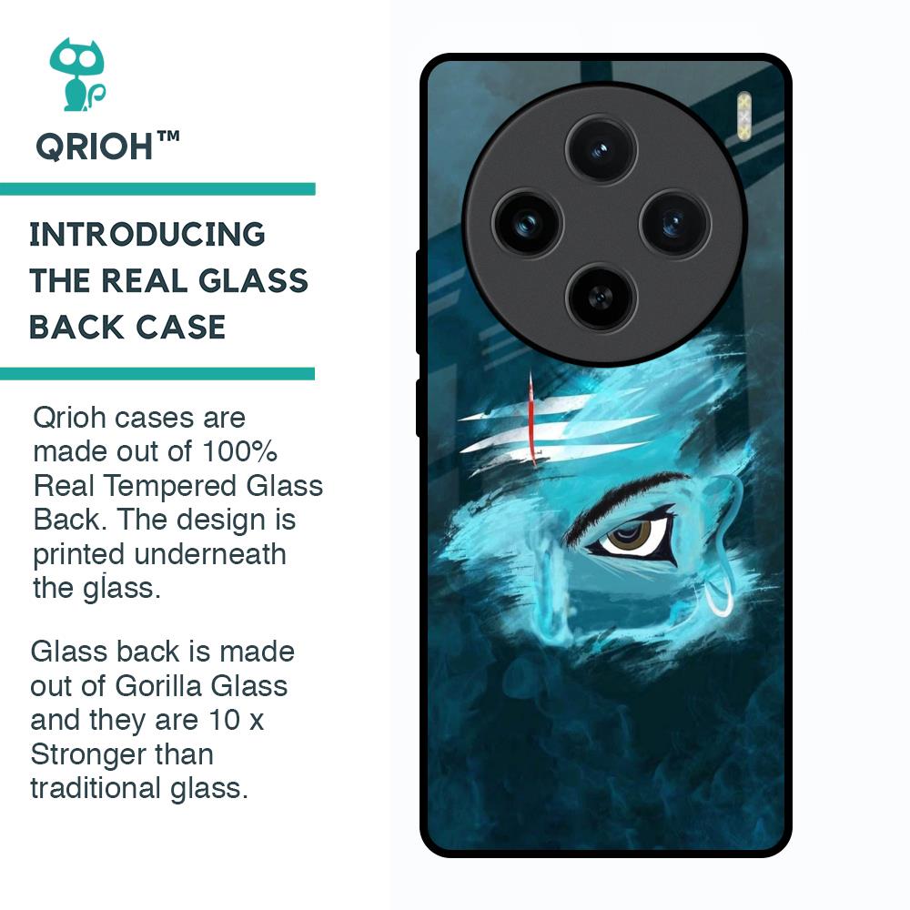 Power Of Trinetra Glass Case For Vivo X100 5G