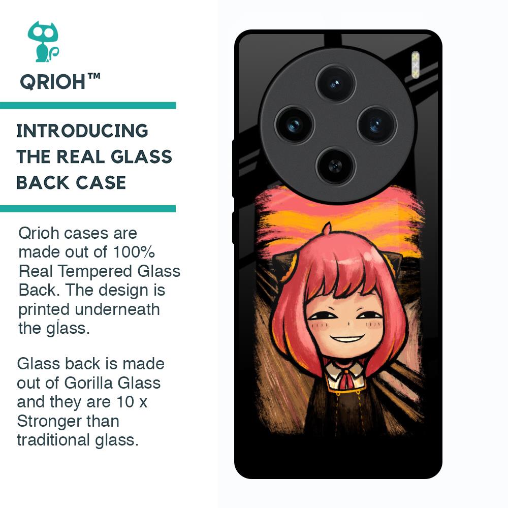 Spy X Family Glass Case for Vivo X100 5G
