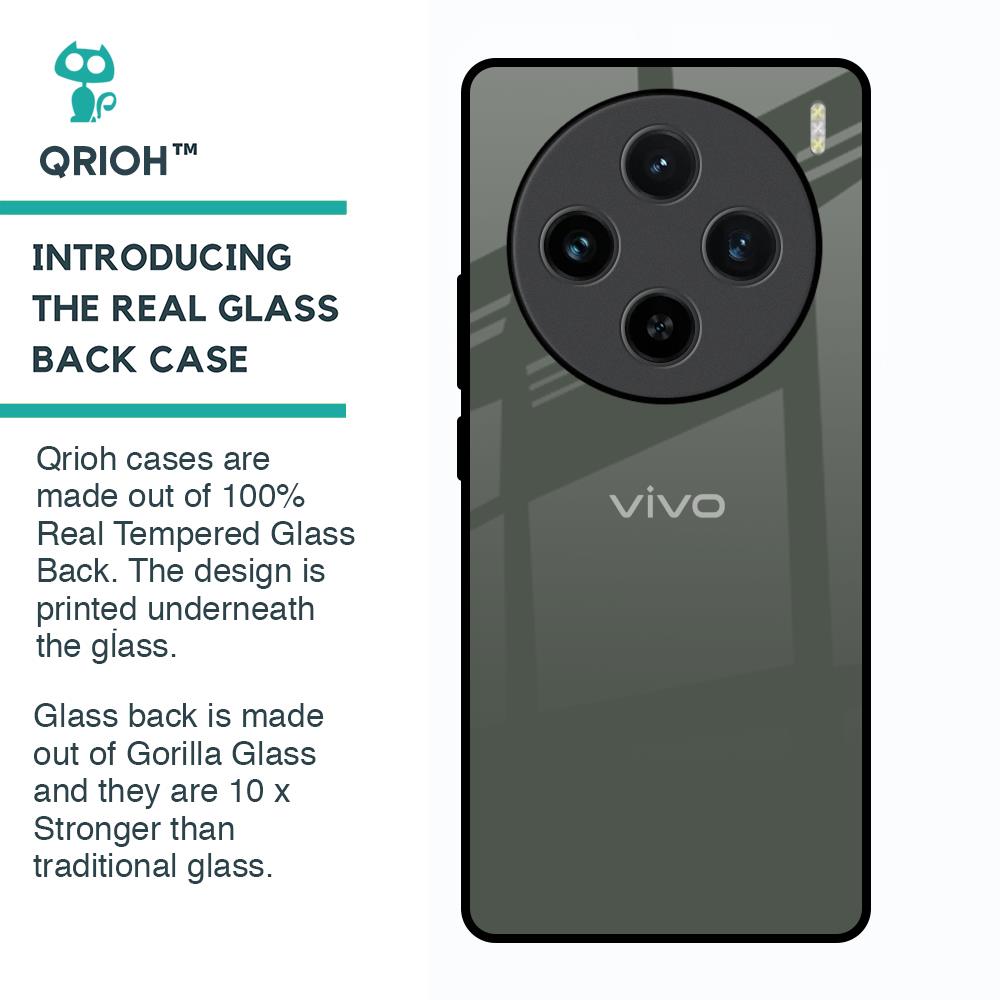 Charcoal Glass Case for Vivo X100 5G