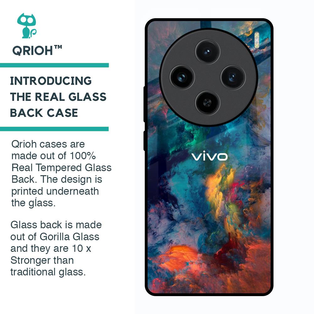 Colored Storm Glass Case for Vivo X100 5G
