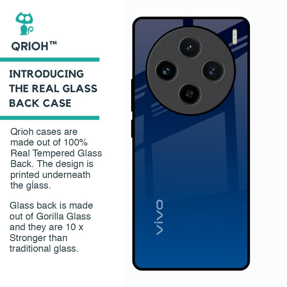 Very Blue Glass Case for Vivo X100 5G