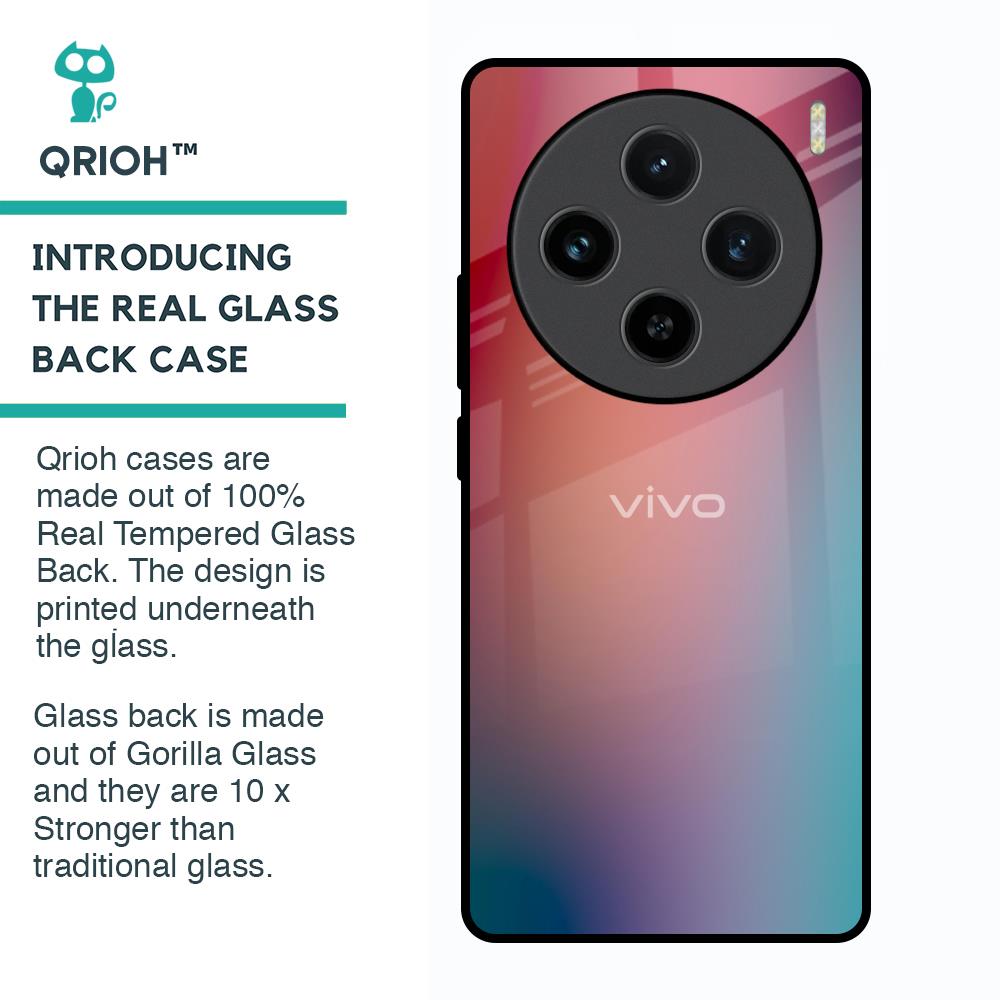 Dusty Multi Gradient Glass Case for Vivo X100 5G