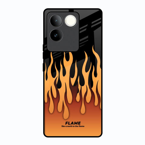 Fire Flame Vivo T2 Pro 5G Glass Back Cover Online