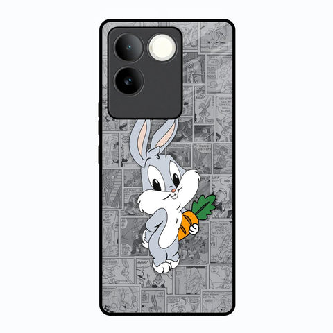 Cute Baby Bunny Vivo T2 Pro 5G Glass Back Cover Online
