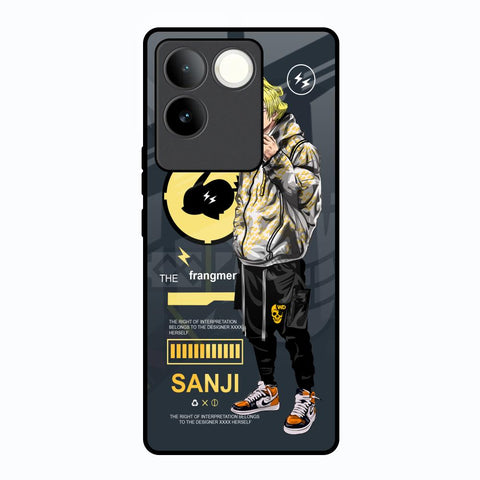 Cool Sanji Vivo T2 Pro 5G Glass Back Cover Online