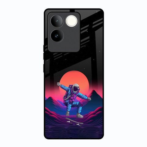 Retro Astronaut Vivo T2 Pro 5G Glass Back Cover Online