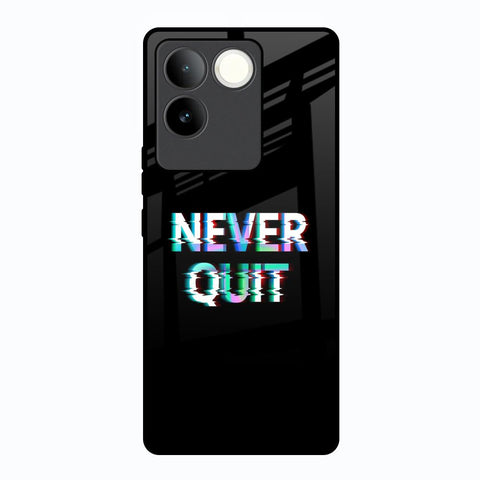 Never Quit Vivo T2 Pro 5G Glass Back Cover Online