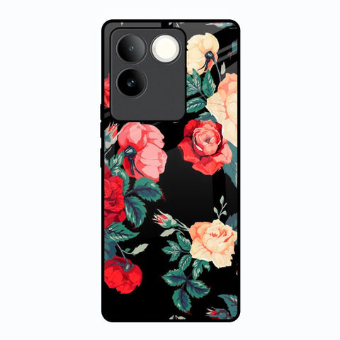 Floral Bunch Vivo T2 Pro 5G Glass Back Cover Online
