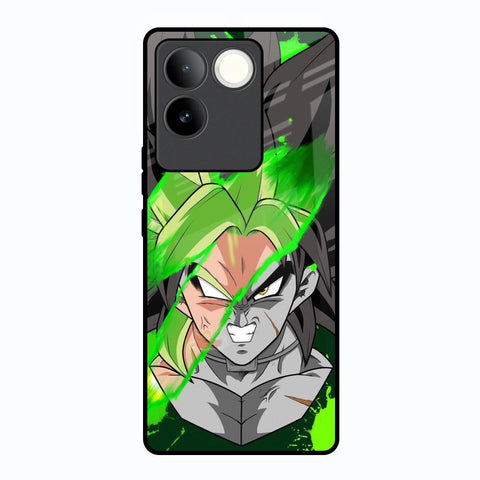 Anime Green Splash Vivo T2 Pro 5G Glass Back Cover Online