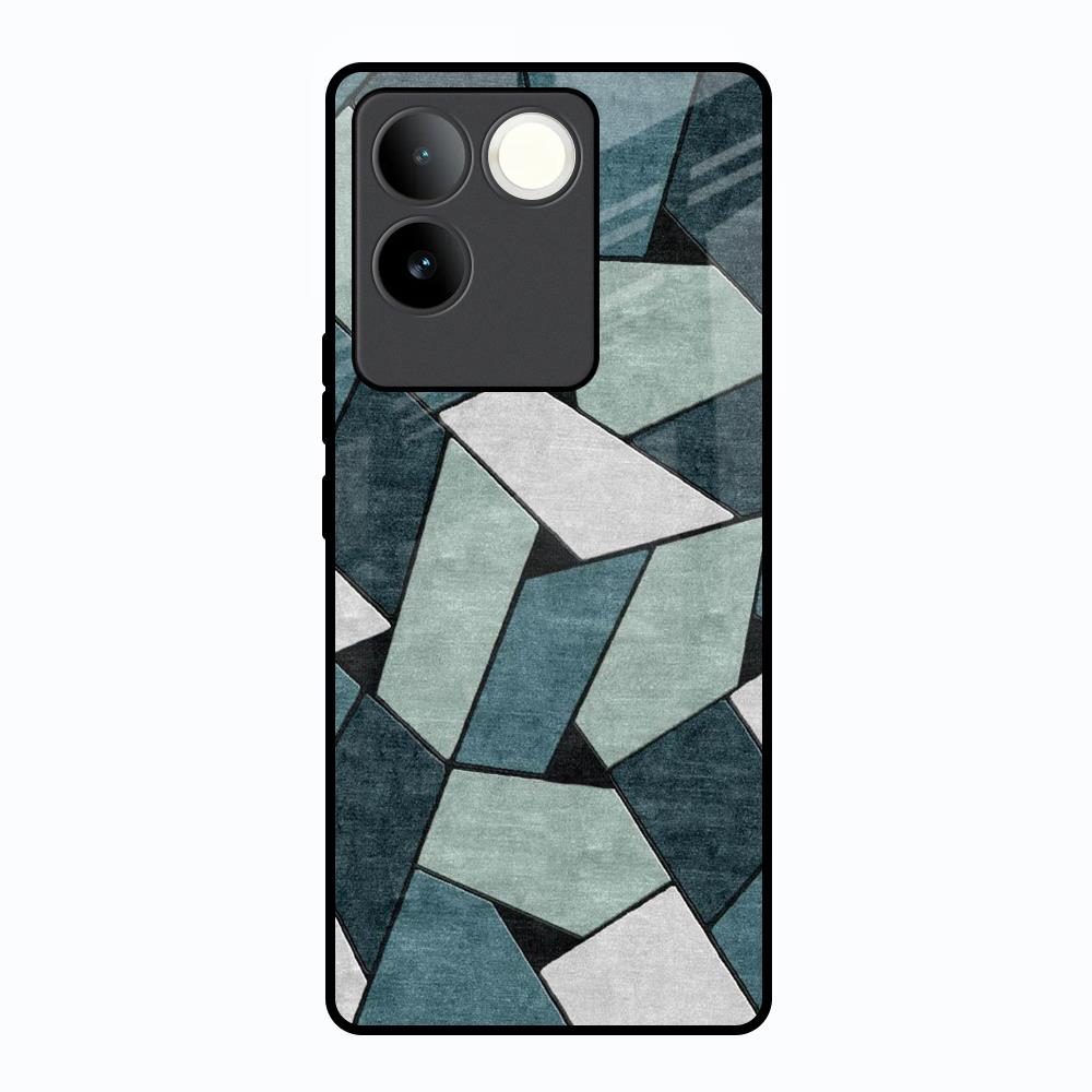 Abstact Tiles Vivo T2 Pro 5G Glass Back Cover Online