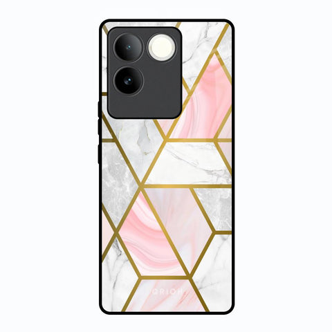 Geometrical Marble Vivo T2 Pro 5G Glass Back Cover Online