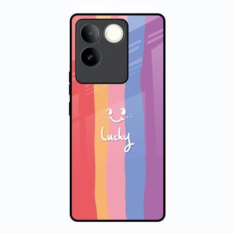 Lucky Abstract Vivo T2 Pro 5G Glass Back Cover Online