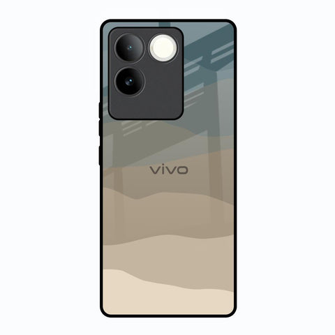 Abstract Mountain Pattern Vivo T2 Pro 5G Glass Back Cover Online