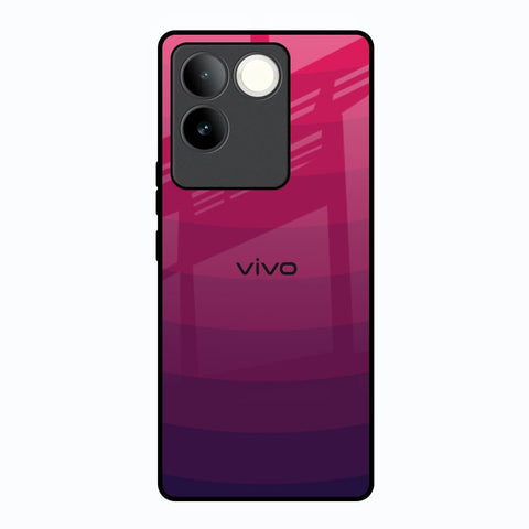 Wavy Pink Pattern Vivo T2 Pro 5G Glass Back Cover Online