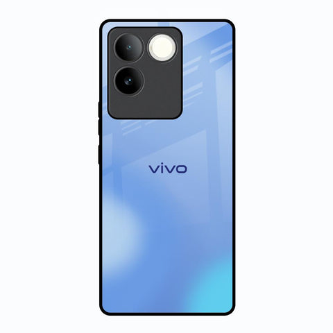 Vibrant Blue Texture Vivo T2 Pro 5G Glass Back Cover Online