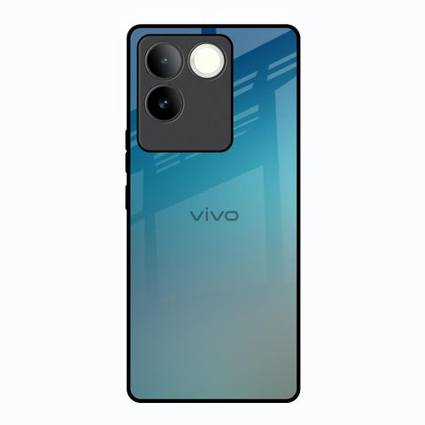 Sea Theme Gradient Vivo T2 Pro 5G Glass Back Cover Online