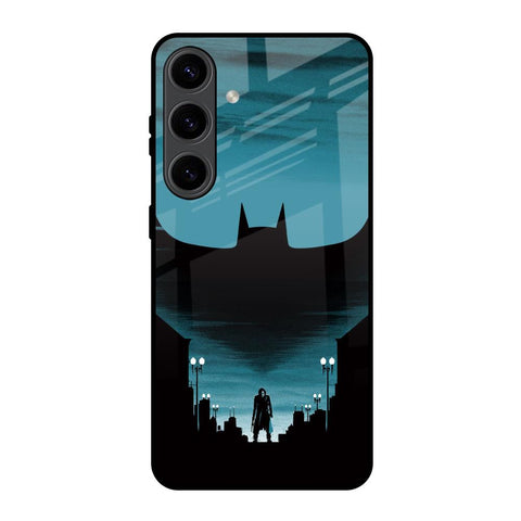 Cyan Bat Samsung Galaxy S24 5G Glass Back Cover Online