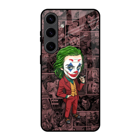 Joker Cartoon Samsung Galaxy S24 5G Glass Back Cover Online