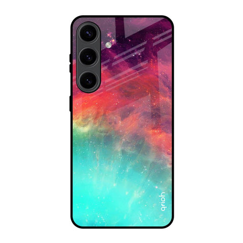 Colorful Aura Samsung Galaxy S24 5G Glass Back Cover Online