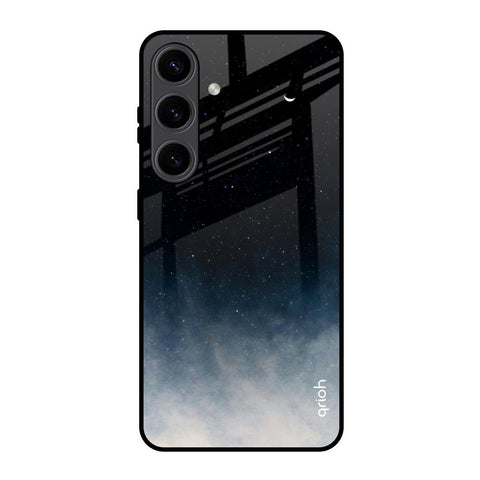 Black Aura Samsung Galaxy S24 5G Glass Back Cover Online