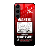 Luffy Wanted Samsung Galaxy S24 5G Glass Back Cover Online