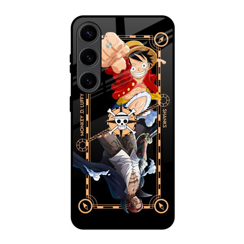 Shanks & Luffy Samsung Galaxy S24 5G Glass Back Cover Online